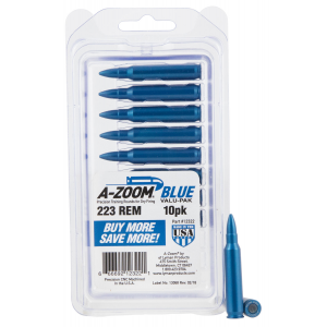 A-Zoom 12322 Rifle Training Rounds  223 Rem 10 PK