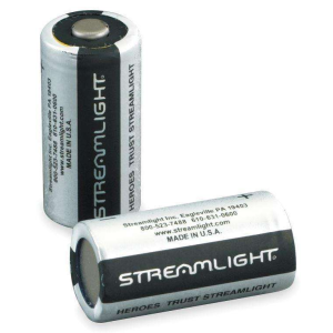 Streamlight 69223 Battery  3v Lithium CR2 750 mAh 2 Pack