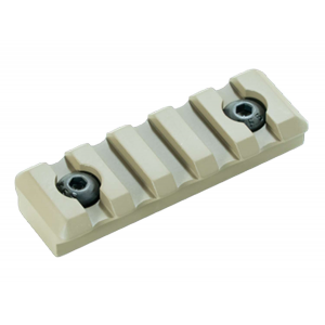 Timber Creek Outdoors M5SPRFDE M-LOK 5 Slot Picatinny Rail  FDE Aluminum Fits AR-Platform
