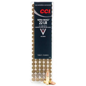 CCI 0030 Target & Plinking Mini-mag 22 Lr 40 Gr Copper-plated Round Nose 100rd Box