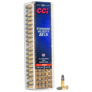 CCI 0032 Target & Plinking Standard Velocity 22 Lr 40 Gr Lead Round Nose (lrn) 100 Bx/ 50 Cs