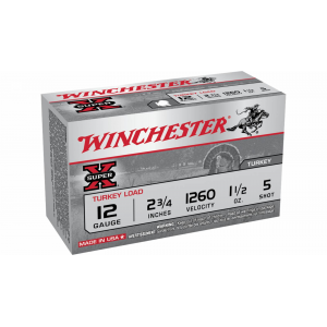 WINCHESTER Ammo Super-x Turkey Load 12 Ga 2.75 1-1/2 Oz #5 10rds