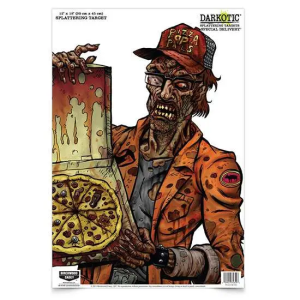 Birchwood Casey 35650 Darkotic  Zombie Pizza Delivery Hanging Paper Target 12 x 18 8 Per Pack