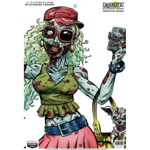 Birchwood Casey 35665 Darkotic  Zombie Valley Girl Hanging Paper Target 12 x 18 8 Per Pack