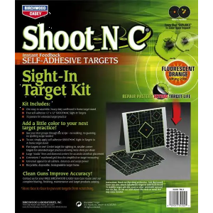 Birchwood Casey 34202 Shoot-N-C Sight-In 5-Diamond Stand Adhesive Paper Target 12 x 12 4 Per Pack