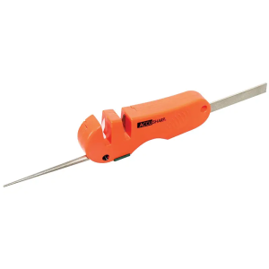 Accusharp Accusharp 028C Knife and Tool Sharpener 4-in-1 Coarse Tungsten Sharpener Plastic Handle Orange - $12.03 at BattleHawk Armory