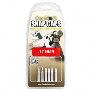 Carlsons 00048 Snap Cap  17 HMR Aluminum 6 Per Box