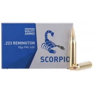 SVT Technology Scorpio Ammo .223rem 55gr FMJ, 20rd Box
