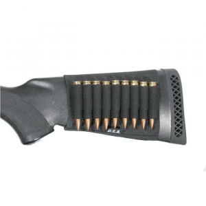 Blackhawk 74SH00BK Buttstock Shell Holder  9 Rounds Black Nylon