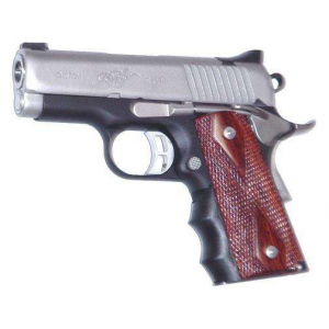 Pearce Grip PGOM1 1911 Finger Groove Insert 1911-Style Compact Black Rubber