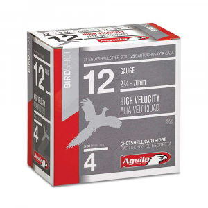 AGUILA 1chb1204 Field 12 Gauge 2.75 1 1/4 Oz 4 Shot 25 Bx/ 10 Cs