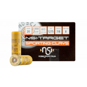 NOBELSPORT AMMO 20GA 2.75 1275fps 7/8oz #8 25rds