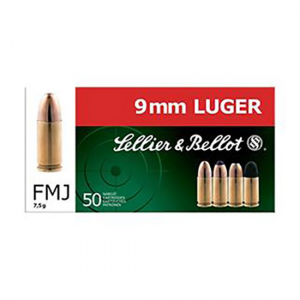 Sellier & Belloit LUGER Centerfire FMJ Ammo