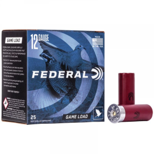 FEDERAL H12175 Game Load Upland 12 Gauge 2 3/4 1 Oz #7.5 Shot 25 Bx/ 10 Cs