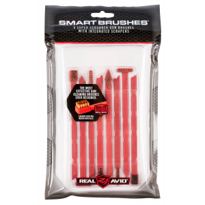 Real Avid/Revo Smart Brushes Multi-Caliber Rifle, Shotgun Plastic Bronze, Nylon Brush