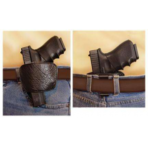 PSP 035BLK Belt Slide  IWB/OWB Med/Lg Frame Auto Leather Black
