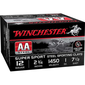 Winchester Ammo AASCL12S7 AA Steel  12 Gauge 2.75 1 oz 7.5 Shot 25 Bx/ 10 Cs