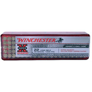 WINCHESTER Ammo Xhv22lr Super-x 22 Lr 40 Gr Hollow Point (hp) 100 Bx/ 20 Cs
