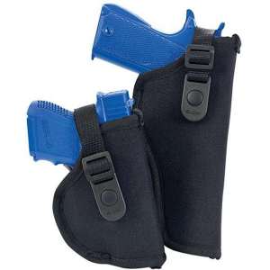 Allen 44803 Cortez  Black Polyester Exterior w/Nylon Interior Belt 5-6.5 Med, Lg DA Revolver Right Hand Size 3