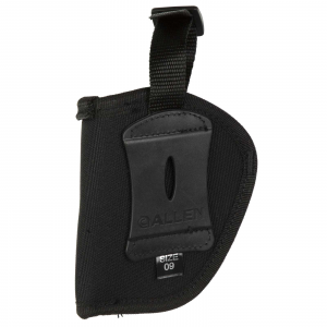 Allen 44809 Cortez  Black Polyester Exterior w/Nylon Interior Belt 2 Sm Frame 5rd Revolver w/Hammer Spur Right Hand Size 9