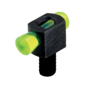 Hiviz BD1007G Threaded Front Spark II Green Fiber Optic Black