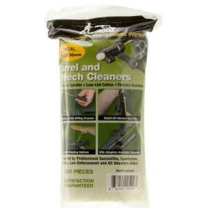 RamRodz 22300 Barrel Cleaner Swabs 22 Cal Cotton Top w/Bamboo Handle 300 Per Bag