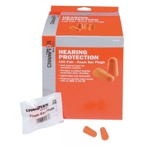 Hearing Protection Foam Plug 50 Pairs, Ba