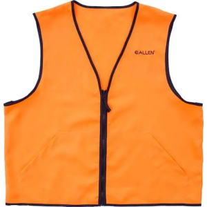 Allen 15766 Deluxe Hunting Vest Large Orange Polyester