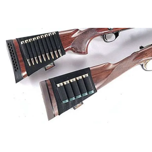 Uncle Mikes 88481 Buttstock Shell Holder Rifle Rifle 9 Rounds Black Nylon
