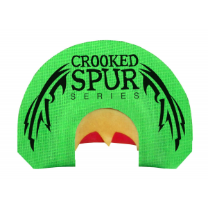 Foxpro CSMOUTHBACKWING Crooked Spur Back Wing Green Turkey Three Reed Diaphragm Call