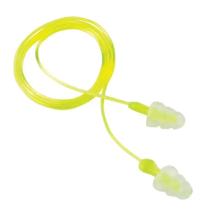 Peltor 97317 Tri-Flange Reusable Ear Plugs Polymer 26 dB Yellow 3 Pair