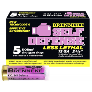 Brenneke SL122SDLL Self Defense  12Gauge 2.75 1/3oz Sabot Slug Shot 5 Per Box/50 Case