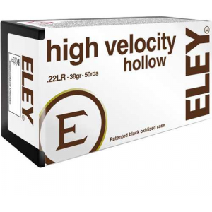 ELEY High Velocity Hollow Point 22lr 38gr. 50 Pack