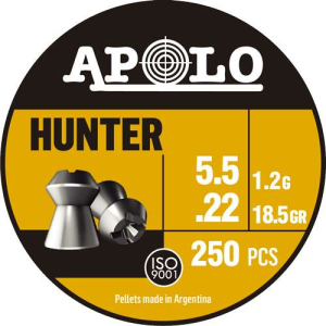 HATSAN APOLO .22 HUNTER 18.5GR 250 PACK