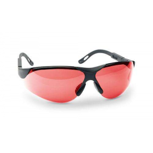 Walkers GWPXSGLVER Shooting Glasses Elite Polycarbonate Vermilion Lens w/Black Frame