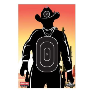 B/C TARGET DIRTY BIRD 12x18 GUNSLINGER SKYLINE 6/PK ( 6 PER CASE )