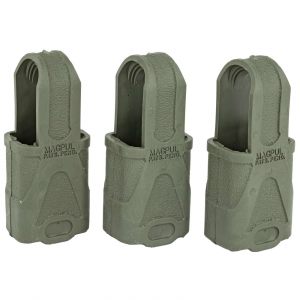 Magpul MAG003-ODG Original Magpul  9mm Luger OD Green Rubber 3 Pack