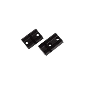 Weaver Mounts 48460 Top Mount Base Pairs   Moss/Rem Black Matte