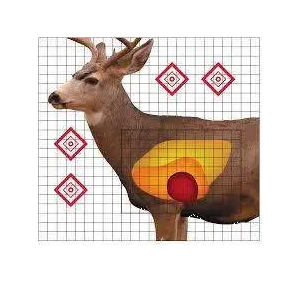 Pro-shot Mule Deer Sight in Target 25 x 25 5 Pack
