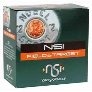 NOBELSPORT Ammo 12ga. 2.75 1255fps. 1-1/8oz. #8 25-pack