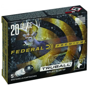 FEDERAL Pb209rs Premium Vital-shok Truball 20 Gauge 3 3/4 Oz Slug Shot 5 Bx/ 50 Cs