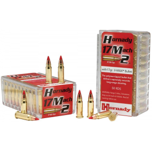 HORNADY 83177 Varmint Express 17 Hm2 17 Gr V-max 50 Bx/ 100 Cs