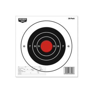 Birchwood Casey 37826 EZE-Scorer Bull's-Eye Bullseye Paper Target 8 x 8 26 Per Pack