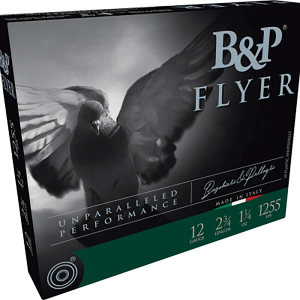 B&P Ammunition 12B14PL8 Competition Flyer  12Gauge 2.75 1 1/4oz 8Shot 10 Per Box/10 Case