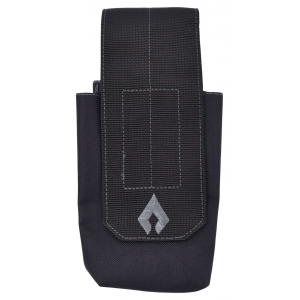 Advance Warrior Solutions ARSMPBL Single Mag Pouch Rifle Black, Molle Attachment for AR Style Mags