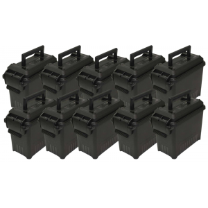 MTM AC15-40 AMMO CAN MINI BLACK 30 CAL - 10 PACK