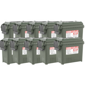 MTM AC15-11 Mini Ammo Can - 30 Caliber Forest Green - 10 Pack