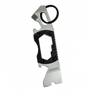Kershaw 8810X PT-2 Multi Tool 3CR13 Steel Bead Blasted Drop Point w/Recurve FRN K Texture  Black Fixed