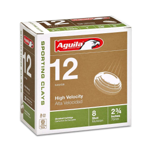 AGU HV SPORTING 12GA 2.75 1OZ #8 25/10