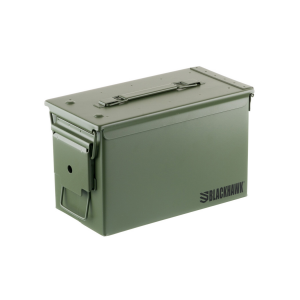 BLACKHAWK .50 CAL METAL AMMO CAN GREEN CURRENT MILITARY STYLE
